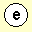 circle with a e