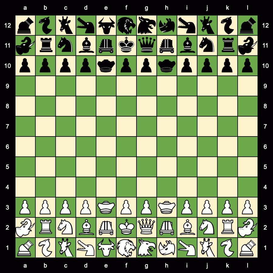 1 of the 24 possible starting positions for Zanzibar-S