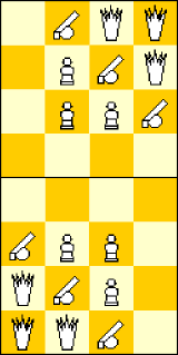 Setup Martian Chess 2 players